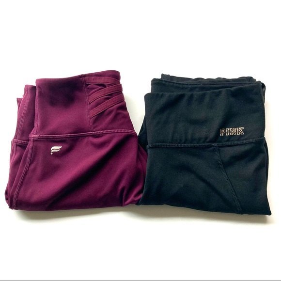 PINK & Fabletics Bundle of Leggings - Size XS - Picture 1 of 12